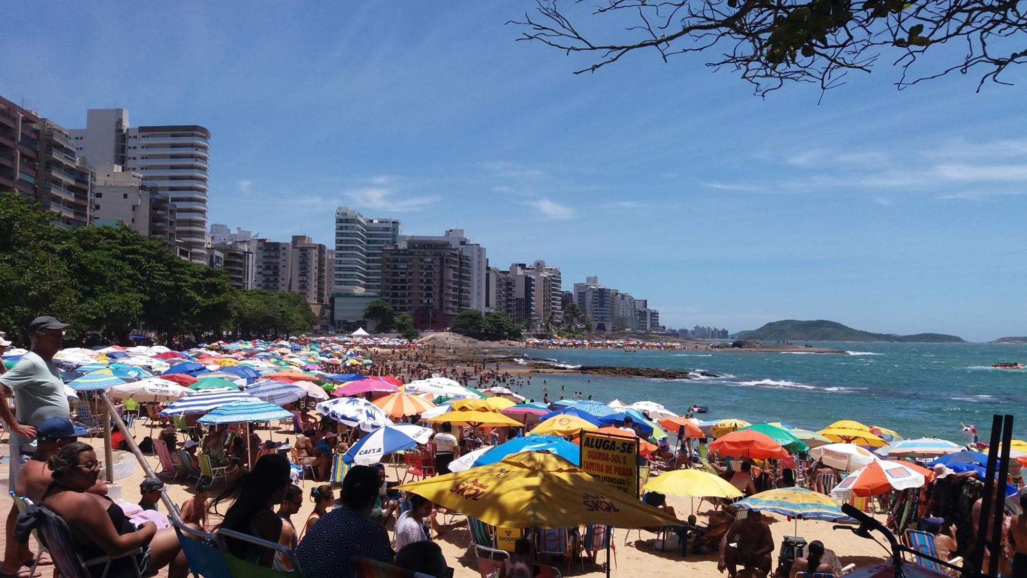 Excelente Apartamento Na Praia Do Morro, Guarapari-Es Luaran gambar